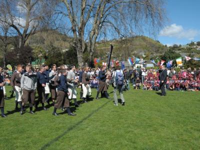 Re-enactment of the first game of Rugby, 2011