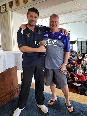 Ash Millar, winner of the Rochelle Walker Memorial Cup for contribution to the j