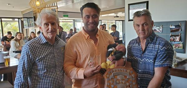 Gargulio Trophy awarded to Larry Banse and Kershaw Sykes-Martin